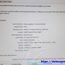 Máy bộ HP compaq 8200 chơi FIFA 4, LOL, PUBG mobile